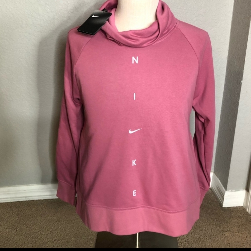 Nike sweatshirt with wide neck...soft cute and warm